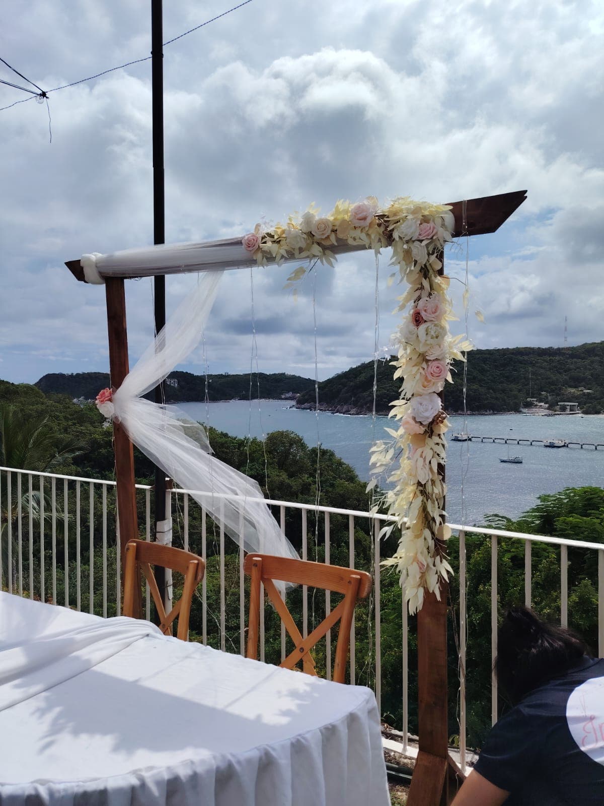 Adorno con vista al mar