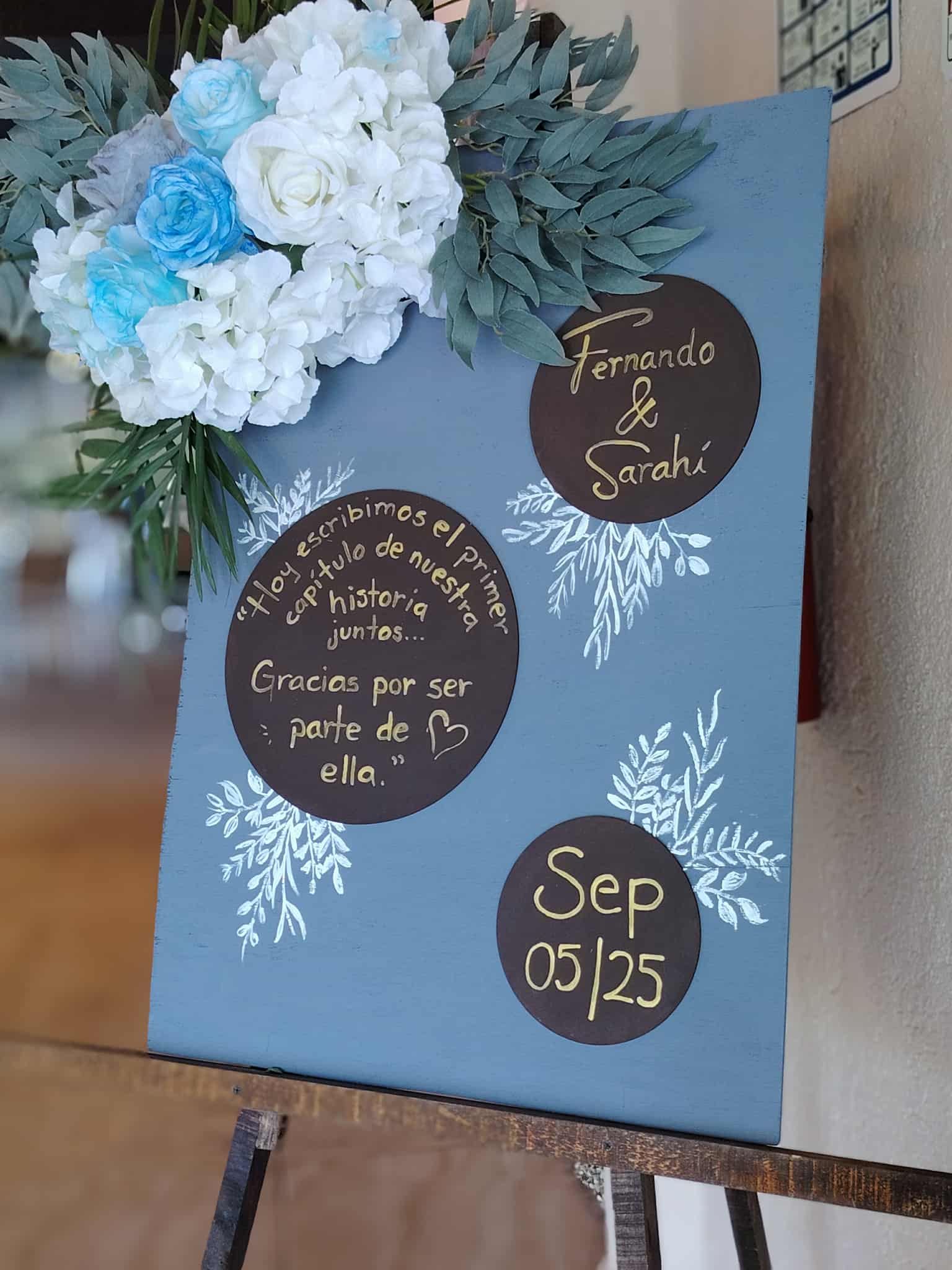 Arreglo de bienvenida