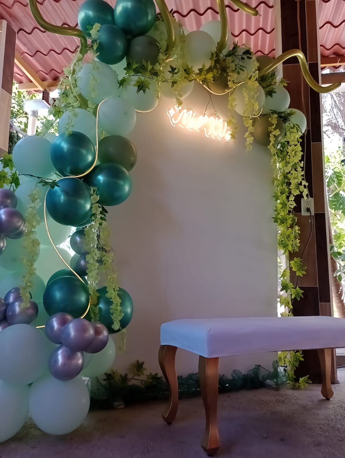 Decoración para foto