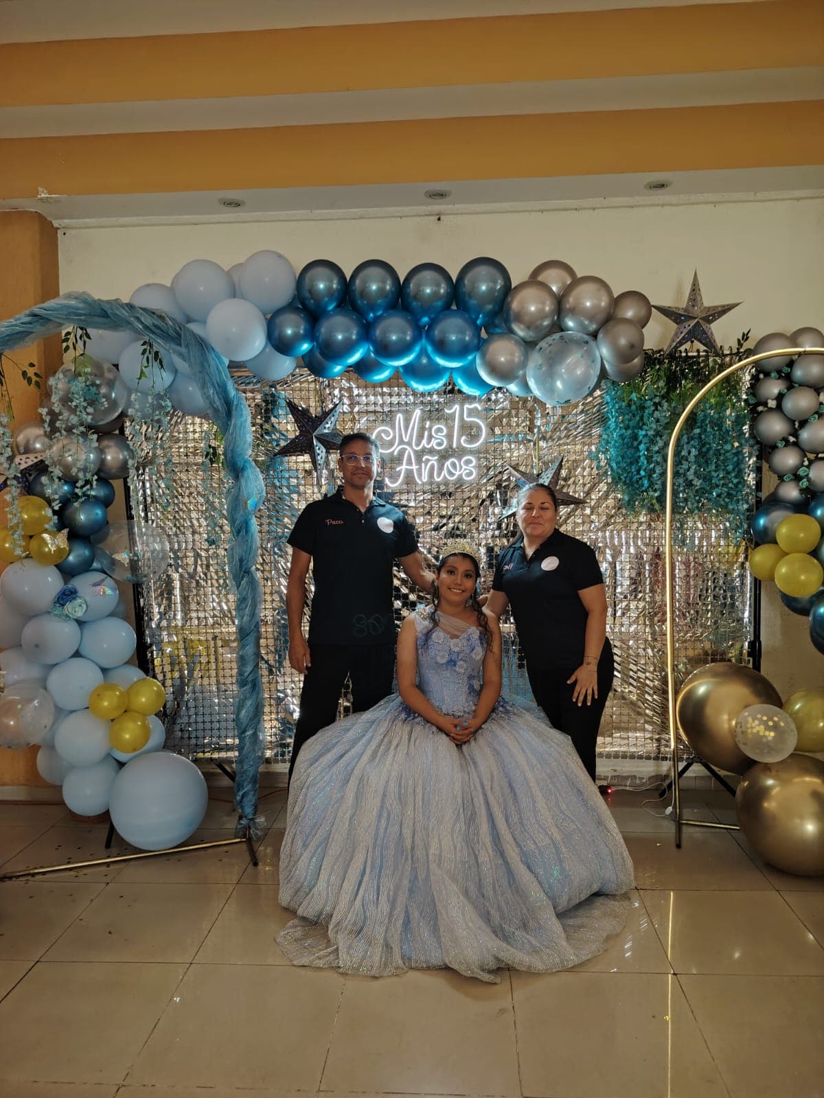 Festejada en su evento