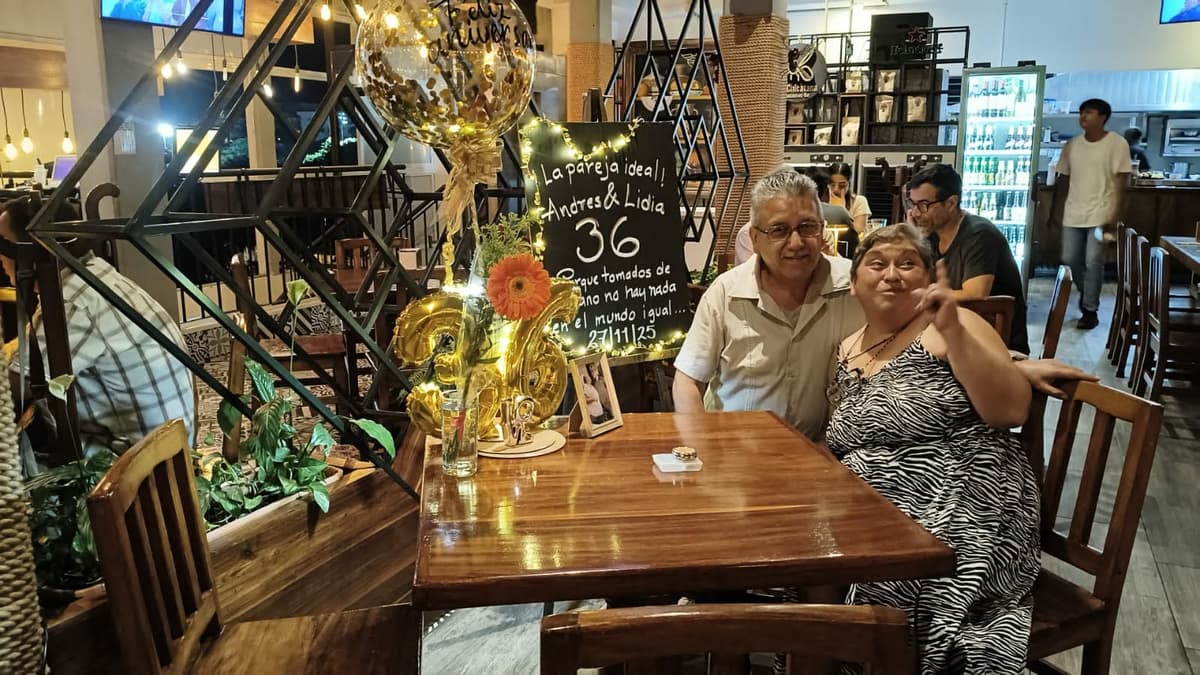 Festejados con adorno