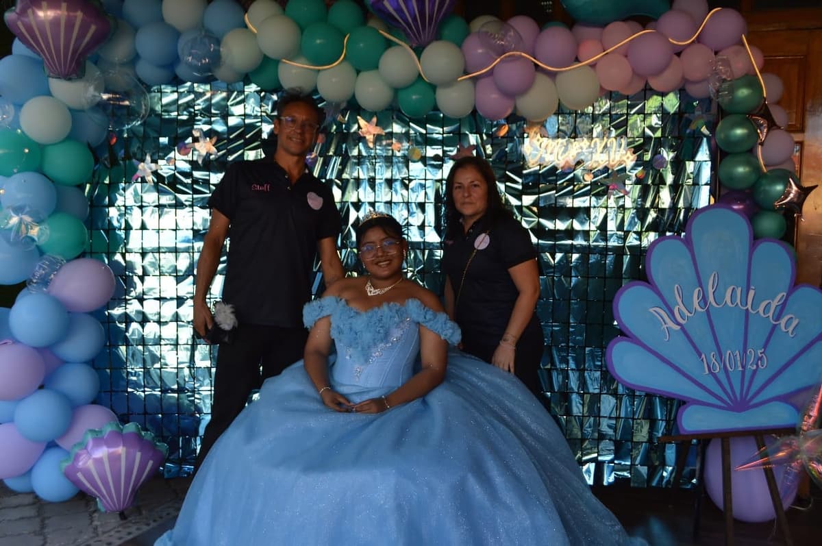 Festejada en su evento