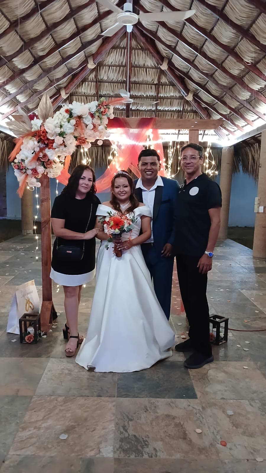 Decoración final del evento